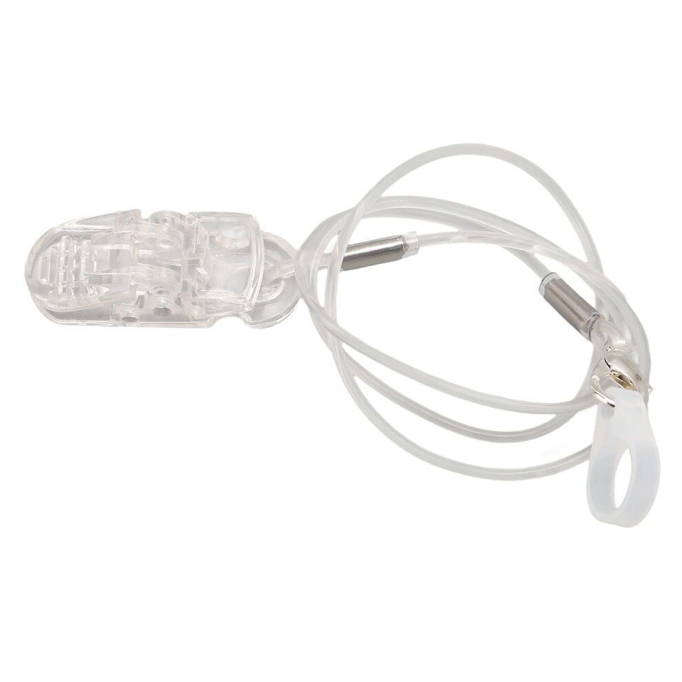 Transparent Hearing Aid Clip Nylon Lanyard for All Ears, Prevent Loss