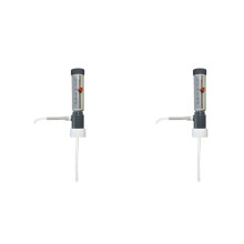 2X Lab Dispenser Economic 5-25 Ml Adjustable Liquid Adder Semi-Automatic Liquid Dispenser with GL45 Adapter