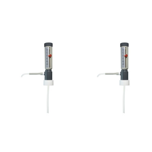 2X Lab  Dispenser Economic 5-25 Ml Adjustable Liquid Adder Semi-Automatic Liquid Dispenser with GL45 Adapter