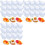 300PCS Unbreakable Drop Appetizer Plates Tableware Reusable Plastic Tasting Cup Sauce Dish Ice Cream Cup Caviary A 1