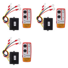 3X Kit de Interruptor de Control Remoto Inalámbrico con Cabrestante Universal con Receptor para Camión, para , ATV, SUV