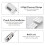 Fridge Lock with Code, Pack Of 2 Fridge Locks, No Drilling, Fridge Locks for Refrigerators, Wine Cooler, Window Drawer 2