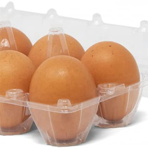 60 Pack Plastic Egg Cartons Cheap Bulk One Dozen Clear Empty Egg Cartons for Chicken Eggs 2
