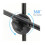 2X Clip Universal para Micrófono de 1,5 cm con Barra Transversal. Abrazadera Ajustable para Brazo de Micrófono. 5