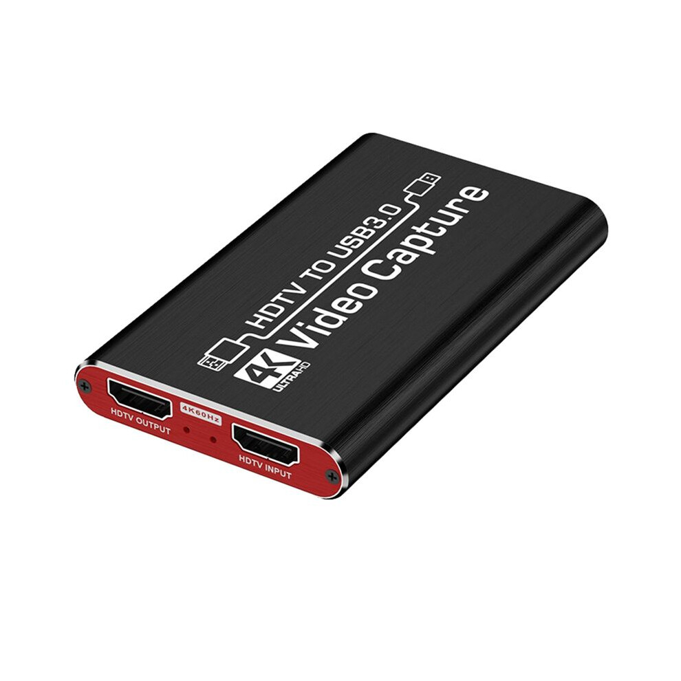 4K 1080P Hd Video Capture Card Hdtv Camera Recording Box Compatible With Usb 3.0 Pc Live Streaming Grabber Recorder 6033450183324