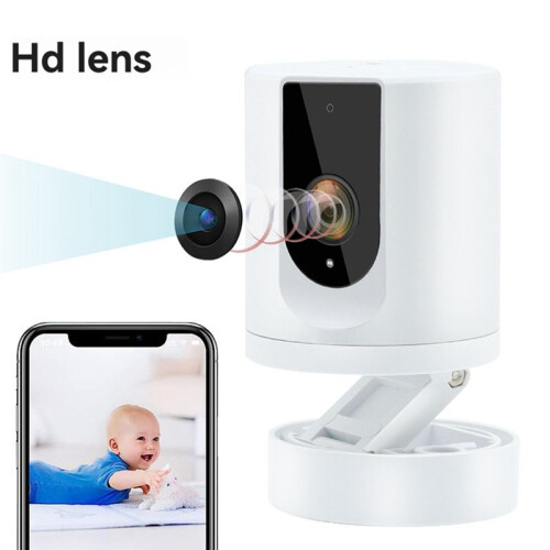 1080P Security Camera Indoor, Pet Camera with Ease Life APP, Foldable Baby Camera for Home Security 2
