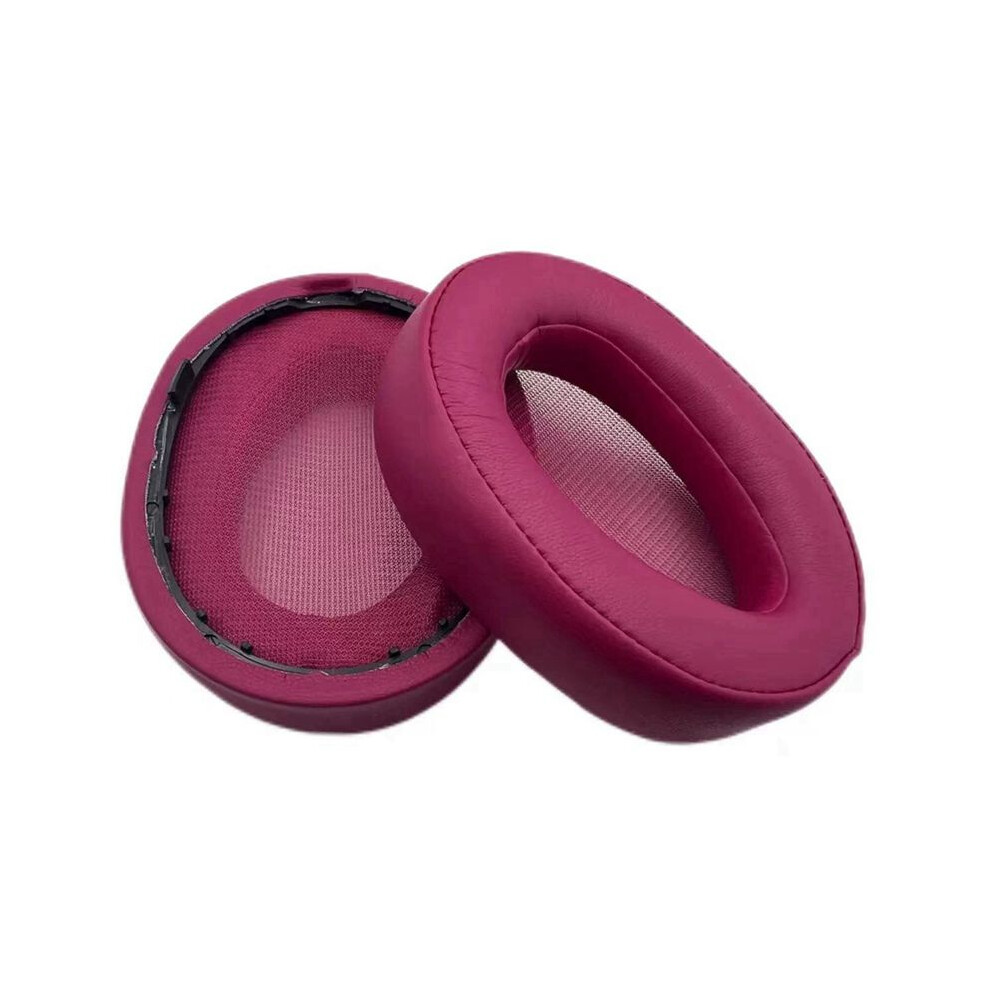 1 Pair Sponge Ear Pads For Mdr-100Aap 100A H600a Headset Cushion Cover Earpads Replacement Bordeaux/Red 4714205571574