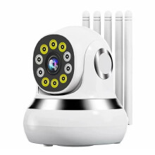 2,4G & 5G Dualband-WLAN, Vollfarb-Nachtsicht, Kabellose PTZ-IP-Kamera, KI, Humanoide Bewegungserkennung, Babyphone, EU-Stecker