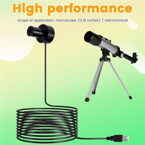 Telescópio 130W Pixels 1,25 Polegadas USB Lente Digital Ocular Eletrônica Câmera Telescópio Astronômico Conectando 1