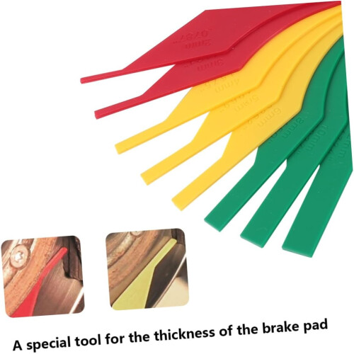 Brake Pad Scale, Caliper, Measuring Tool, Thickness Ruler, Coating, Gauge 1