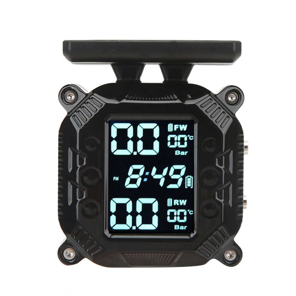 Solar Wireless Motorcycle Tpms With 2 External Sensors, 0-3.5Bar 8701373353992