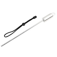 Diving Pointer Stick Rod, Stainless Steel Construction Underwater Shaker Noise Maker with Lanyard, Versatile Underwater Tool for Scuba Diving Probing