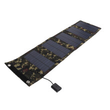 Portable Solar Panel Bag, Monocrystalline Silicon Material 5V Voltage Stable Output for Outdoor Emergency Power (Oxford Cloth)