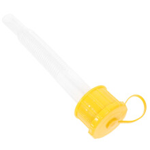 Flexible spout for gasoline cans
Universal replacement for fuel cans
Easy refueling without lawn mowers and garden tools