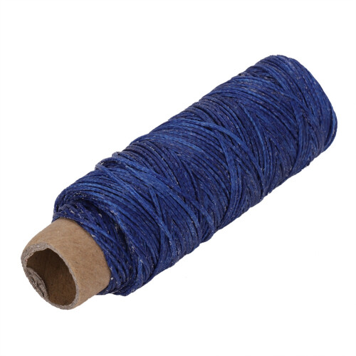 Flat Waxed Thread for Leather Projects, Waterproof and Strong Upholstery Thread for Crafting and Hand Sewing 1
