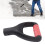 Replacement Shovel Handle Upgrade, Ergonomic Design Durable Construction Labor Saving Multifunctional Use High Grade Plastic Curved Shovel Handle for 2