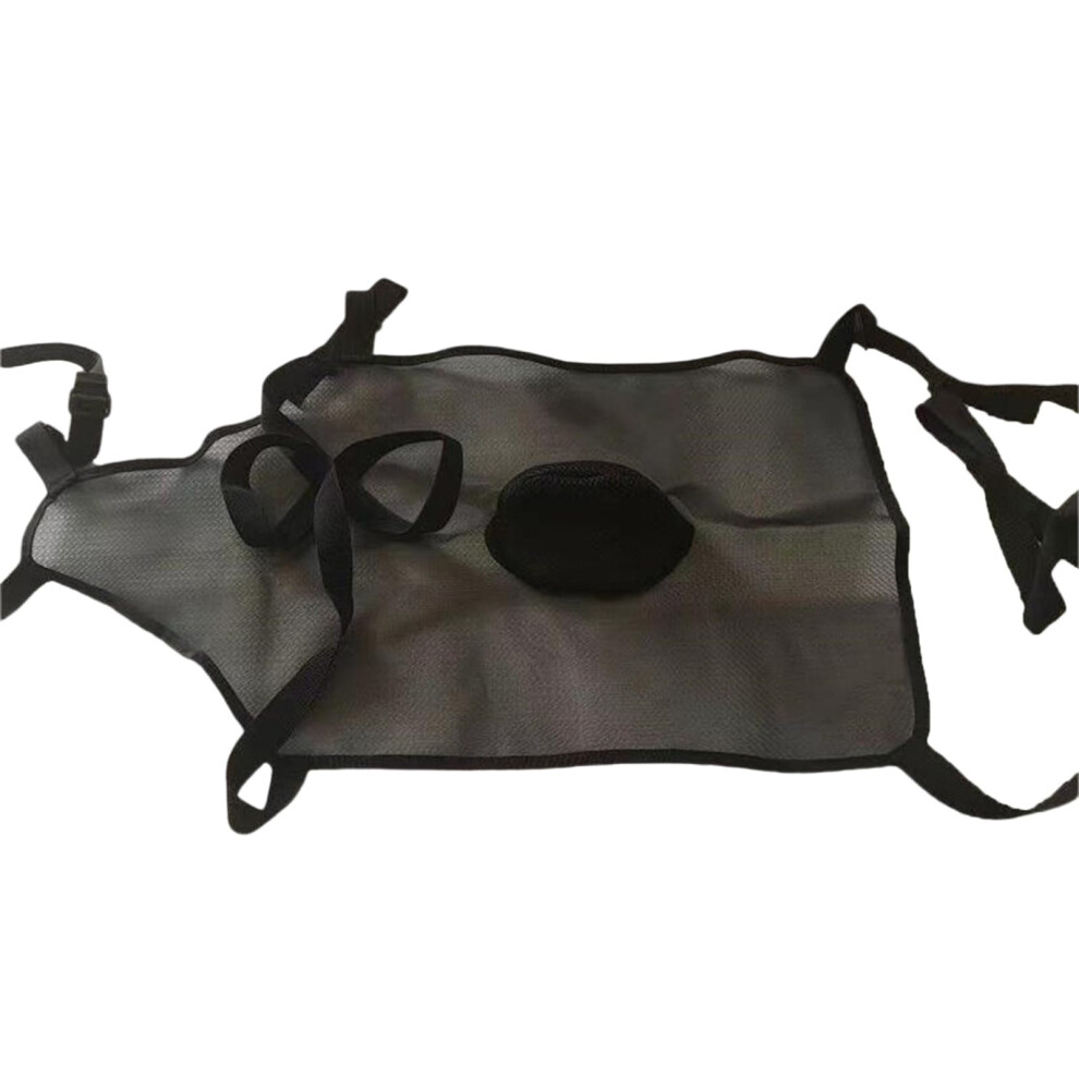Goat Protection Apron With Adjustable Strap, Breeding Control, Black/Blue, Wearresistant For Livestock 9382693662347