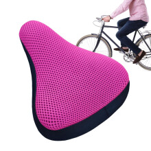 Bike Seat Cushion For LongDistance Cycling, Daily Commutes, Pressure Relief While Riding Hot Pink Bicycle Seat Cover