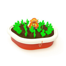 Kids Carrot Harvest Memory Game 24pcs Plastic Educational Toy 4.5x18x19cm