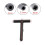 Socket Wrench T Spanner Hand Tools 3/3.5/4/9/10mm Adjusting Spanner Motorcycle Engine Rapair Square Valve Screw Clearance 4