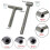 Socket Wrench T Spanner Hand Tools 3/3.5/4/9/10mm Adjusting Spanner Motorcycle Engine Rapair Square Valve Screw Clearance 5