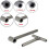 Socket Wrench T Spanner Hand Tools 3/3.5/4/9/10mm Adjusting Spanner Motorcycle Engine Rapair Square Valve Screw Clearance 6