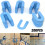 200 τμχ Πέταλο Shims Tile Spacers Σφήνες Πέταλο Πέταλο Shims PP Τοποθέτηση Shims Spacers Horseshoe Shims 7