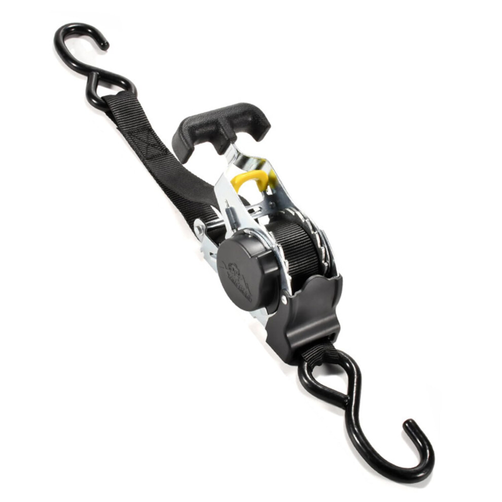 Retractable Ratchet Tie Down Strap 680Kg Load Capacity Automatic Rewinding For Car And Motorcycle 9347817174397