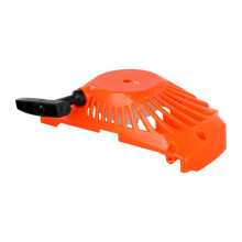 Gerätezubehör, Zubehör, Rückstoßstarter, Kettensägemotor, für 38CC Gartenmotor, orangefarbenes Außenteilwerkzeug,