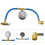 AC CanTap Gauge Hose AC Conditioning Convenient  Self-Sealing R134a A/C Solid Metal Structure Replace Parts 6