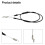 Compatible SP185 Clutch Cable Replacement Engineered For Daily Use Enhanced Clutch Performance Improved Driving Control 2