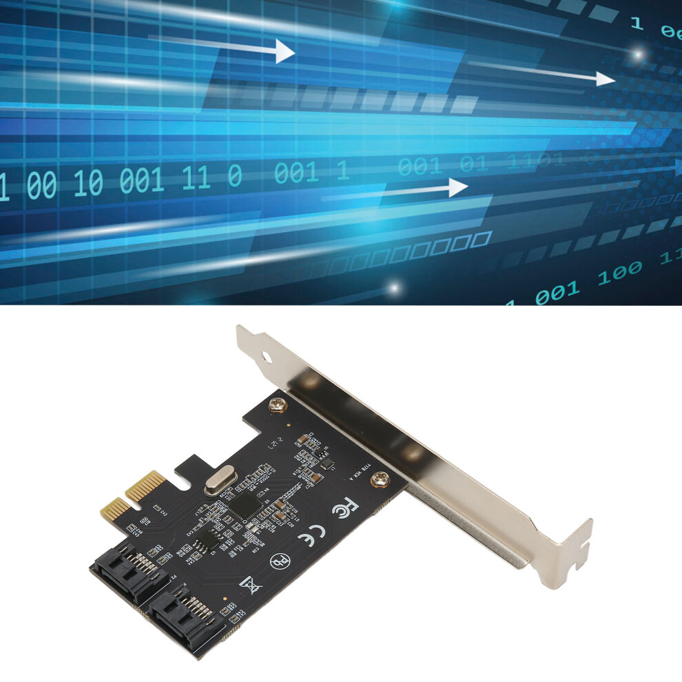Pcie Sata 3.0 Controller Card 2 Port For Server Pc, 6Gbps 3331373355952