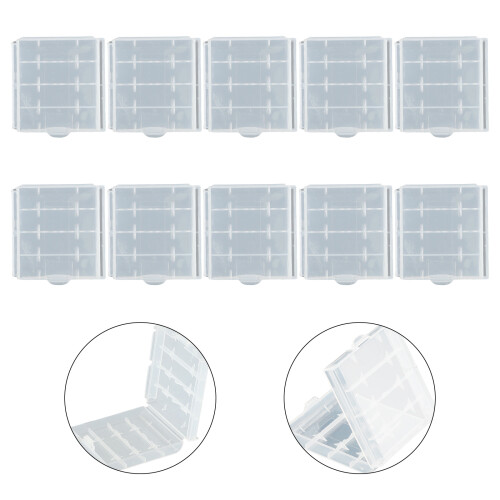 Batteriboks for 4 stykker AA AAA hard container 676018 mm tilbehørsadapter, beskytter for passform, erstatning 2