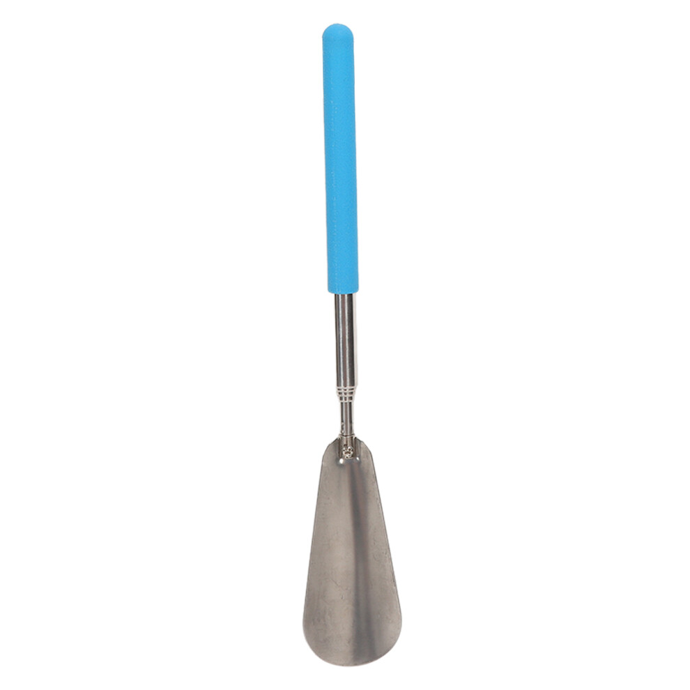 Blue Retractable Shoe Horn In Steel 40.5Cm For Elderly & Pregnant Easy To Use