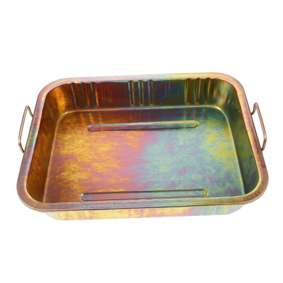 Oil Pan Car Large Catching Drains Trays Small Oil Runs Drip Removal Oil Pans Drain Drip Pan Oil Trays Container Oil Catch Tray Steel 9382693662897