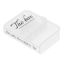 Plastik-Desktop-Organizer-Box für Kabel und Ohrhörer 25x18x6,5 cm