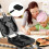 Taiyaki Fischförmige Waffel Kuchen Maker Pan 8