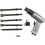 190mm Air Hammer Pneumatic Tool Set Performance Shock Absorption for 4 Chisels Ergonomic Grip Tools for Workshop 2