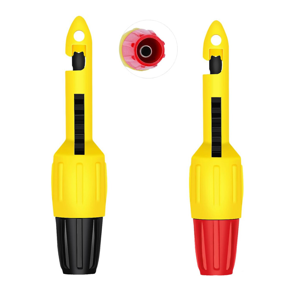 Wire Piercing Probe Kit 2Pcs 4Mm Yellow Insulation Puncture Probes For Multimeter Testing 9189345337574