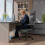(FC Leather - Dark Grey) Q-Series Office Chair High Back Adjustable 2