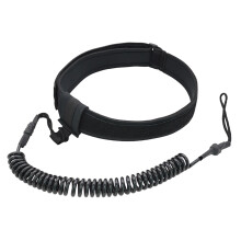Board Leash Surfboard Coiled Waist Rope Soft Elastic Replacement Comfortable Surfing Leash