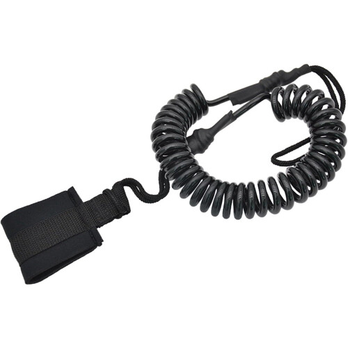 Board Leash Surfboard Coiled Waist Rope Soft Elastic Replacement Comfortable Surfing Leash 1