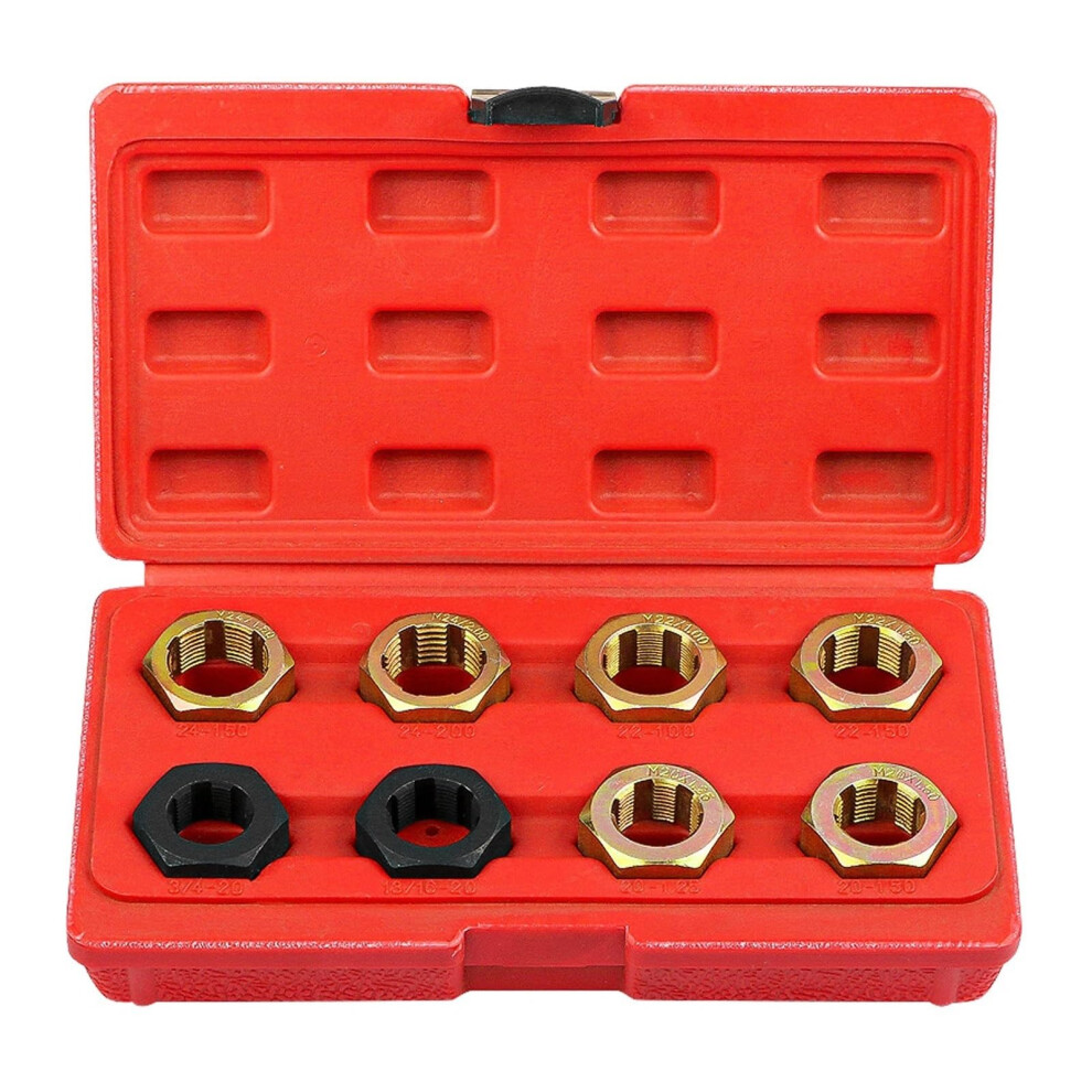 8Piece Kit For Transmission Shaft Screws, Metric Inch Thread, Kit For Cars, Screw Tool, 6 Metric Threads 9347817974638