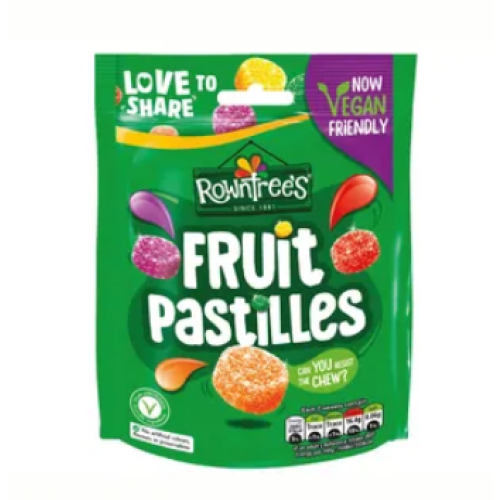 Nestle Nestle Rowntrees Fruit Pastilles Sweets Bag 143g