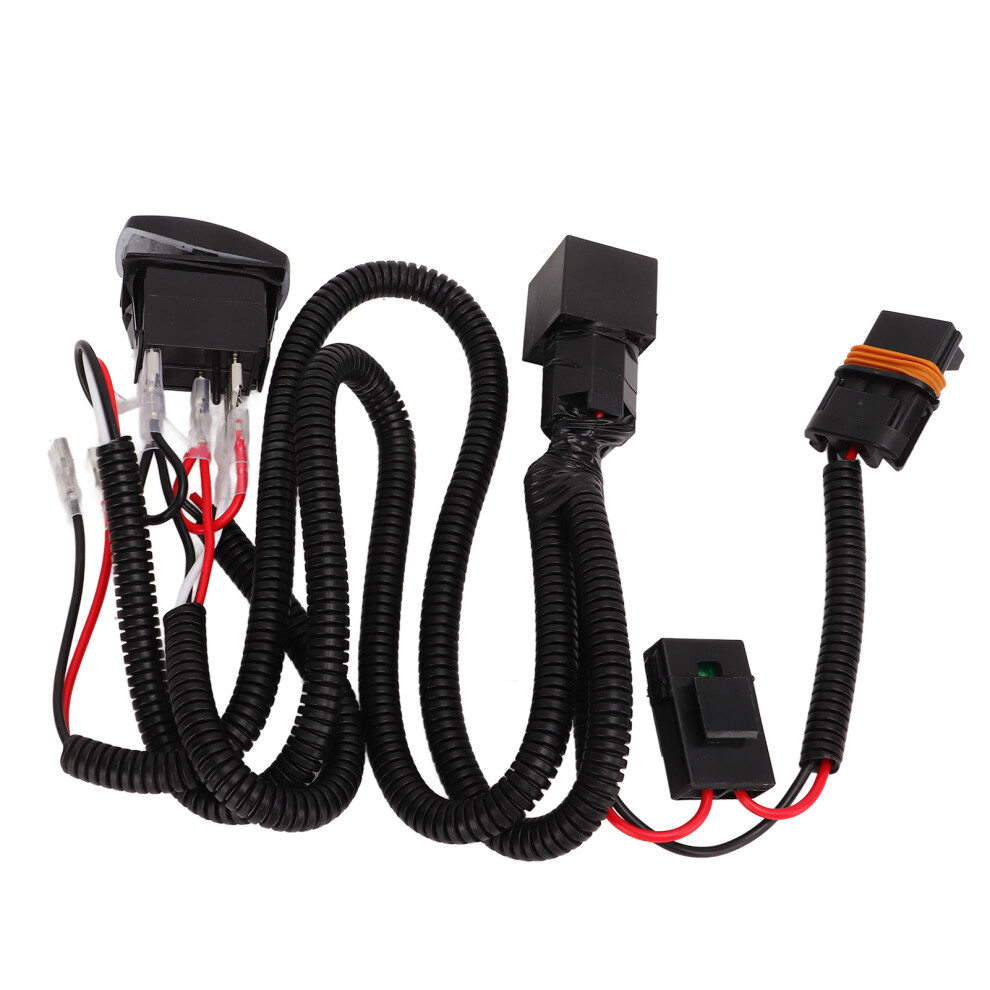 12V 40A Car Horn Wiring Harness Relay Kit With Copper Coil, Flame Retardant 8371373363811