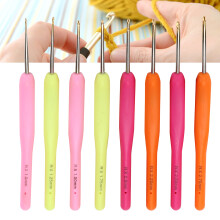 Strick- und Häkelset mit 8 farbigen Nadeln, 1 mm‑2,75 mm, für alle Könnerstufen