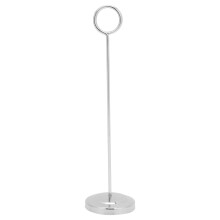 Table Number Holder Stainless Steel Photo Stand For Wedding Banquet Restaurants Sturdy Base Rust Resistant Compact Lightweight Durable Structure Wide