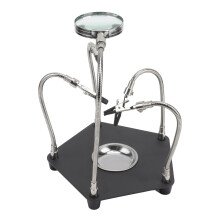 Alloy Steel Soldering Holder with Magnifying Glass for Welding Assistance