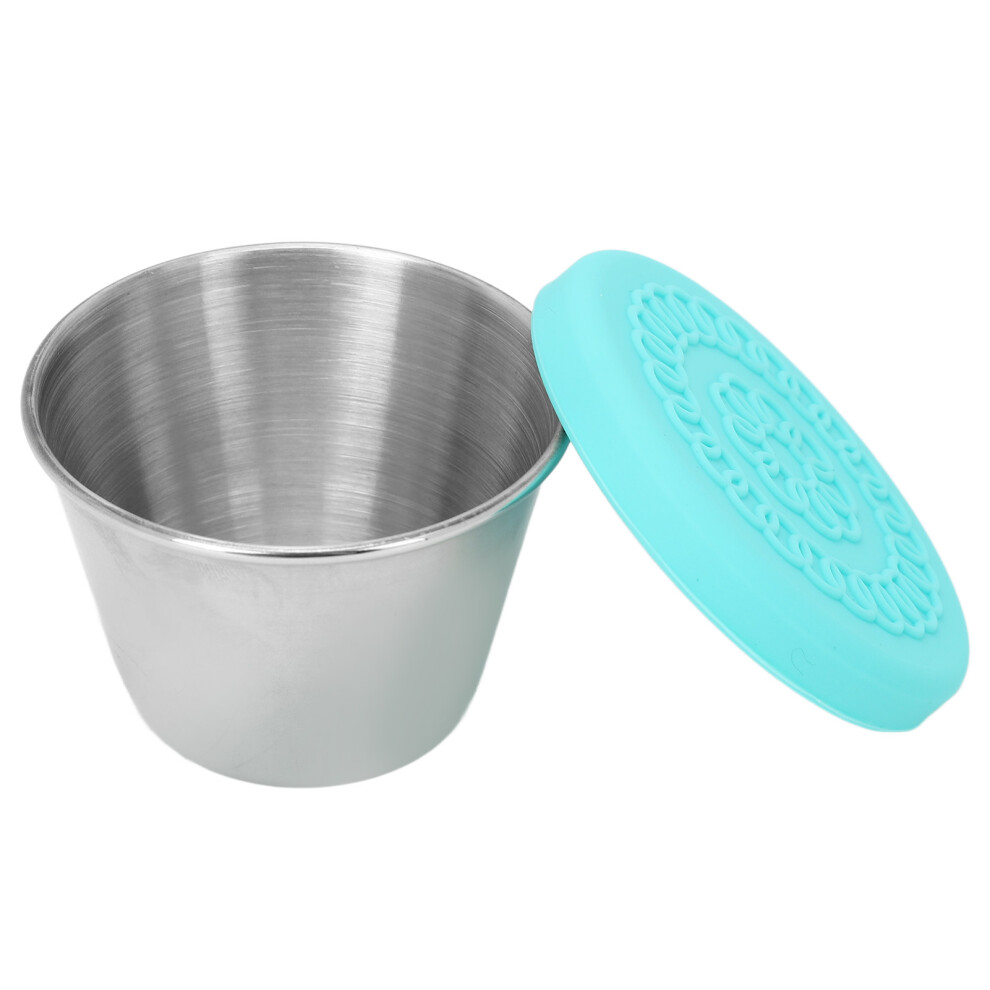 Salad Dressing Container To Go, Portable Stainless Steel Small Condiment Containers, Food Grade Safe Dipping Sauce Cups For Lunch Bento Box,