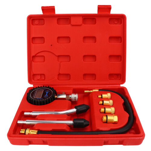 Digital Compression Tester Kit LCD Gauge for Gasoline Engines 1